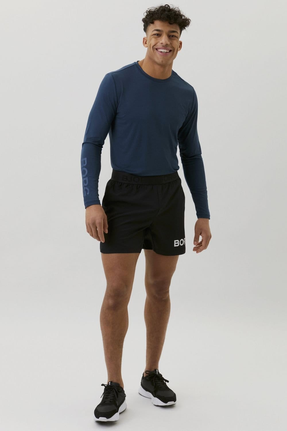 Bjorn Borg Bjorn Borg Men's Designer Sport Running Shorts in Burnt Orange - 4