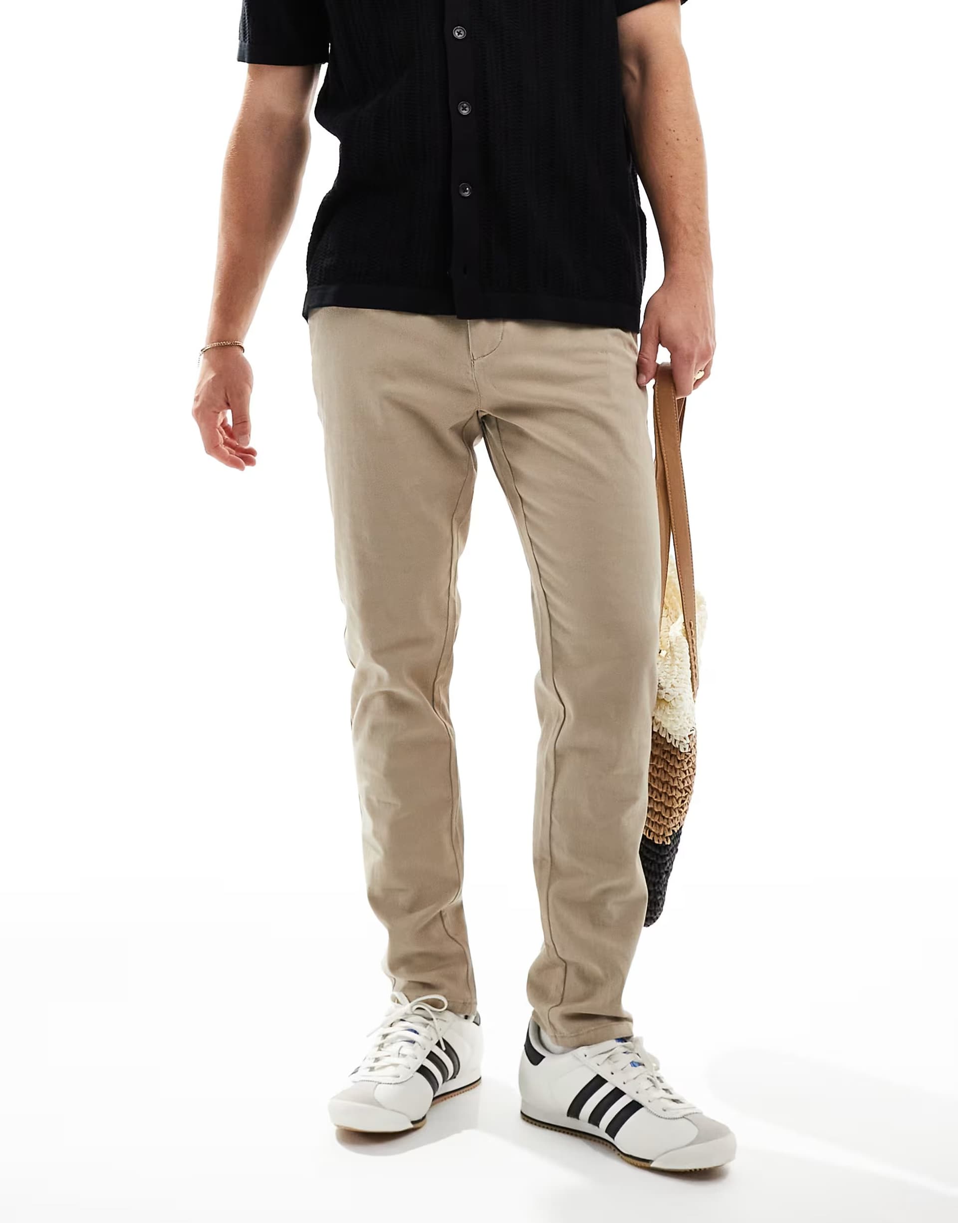 ASOS ONLY & SONS slim fit chinos in beige