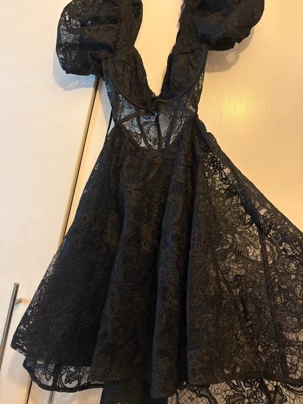 ASOS 🖤 Black ASOS Lace Backless Dress