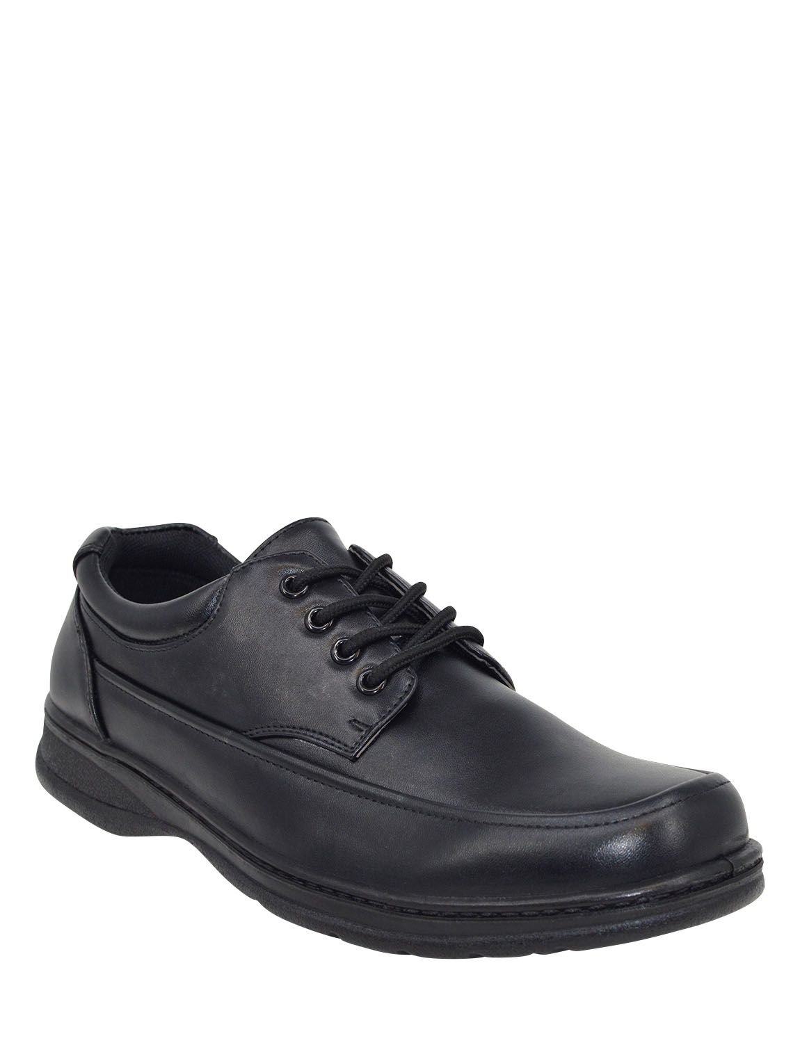 Truflex Truflex Men's Lace Up Dress Shoes Fully with Cushioned Insole, Comfortable Ankle in Black - 2