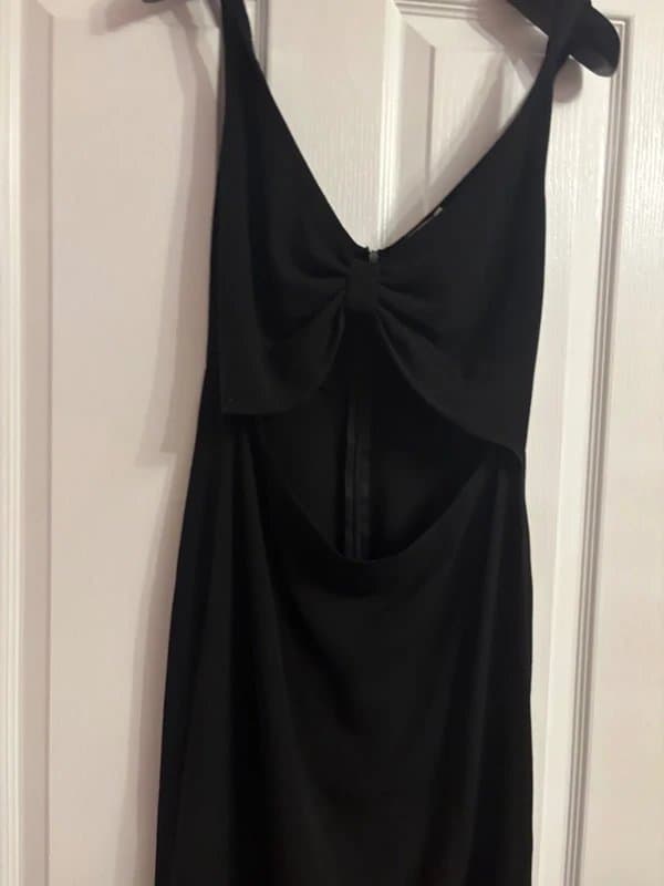 ASOS ASOS bow statement cute midi side split wedding holiday party same day post