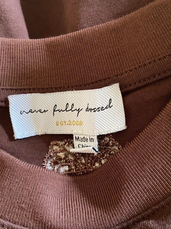 Never Fully Dressed Never Fully Dressed T-Shirt Dress