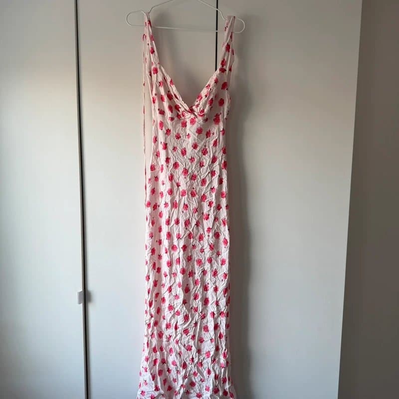 ASOS ASOS midi dress pink floral UK 14