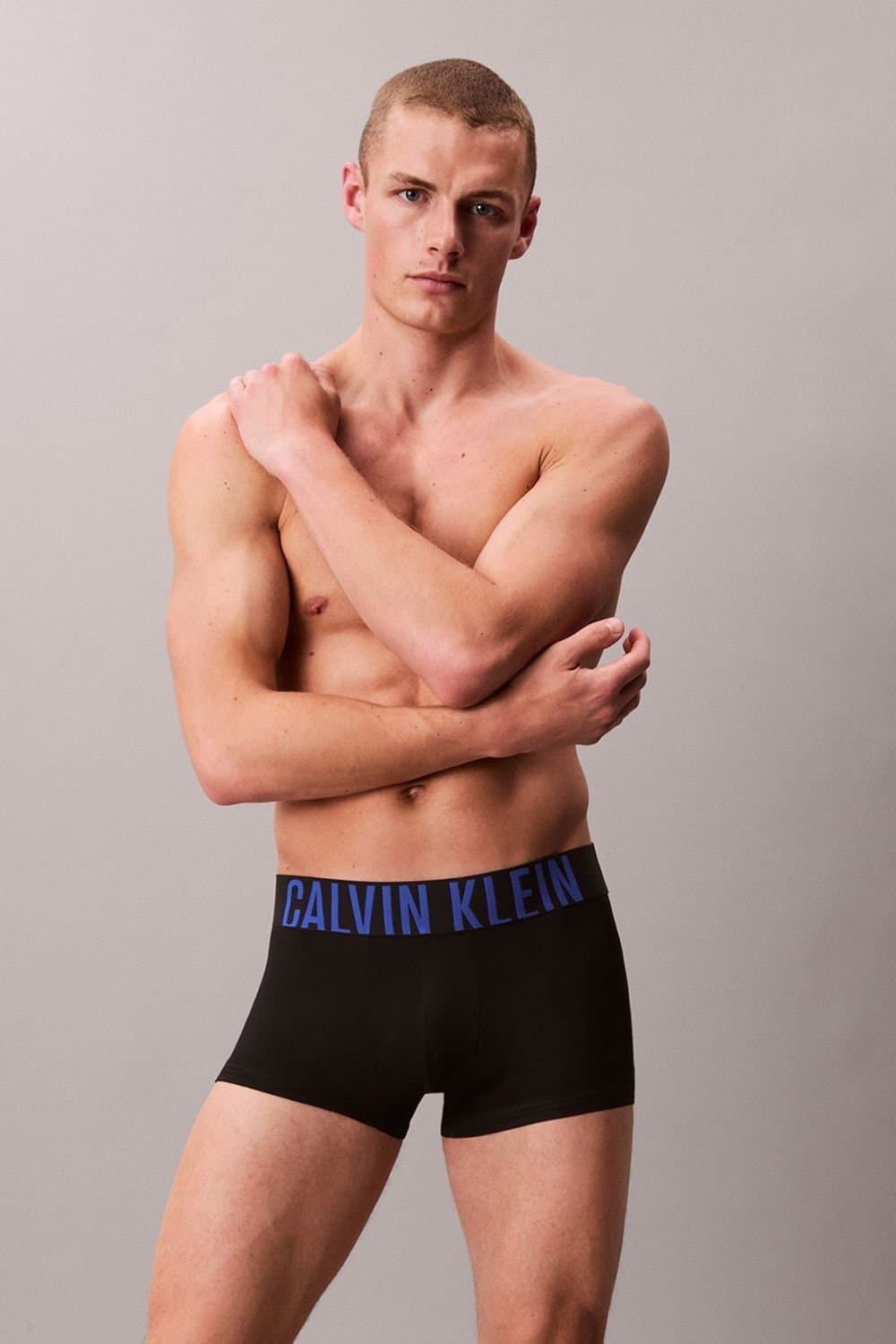 Calvin Klein Calvin Klein Men's Intense Power Low Rise Trunk 3P White/Royalty/Turbulence