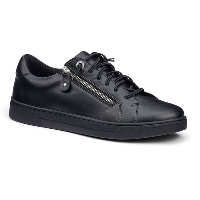 Hotter Hotter Women's Wide Fit 'Leonie' Trainers in Jet Black - 2