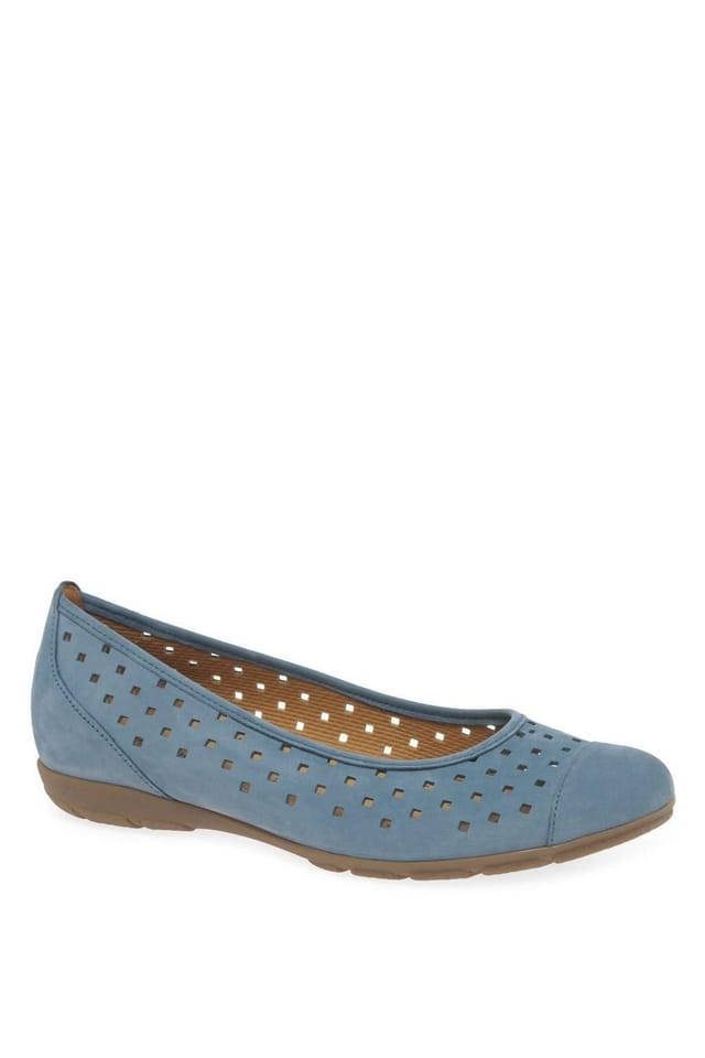Gabor Gabor Women's 'Ruffle' Casual Shoes in Blue - 3