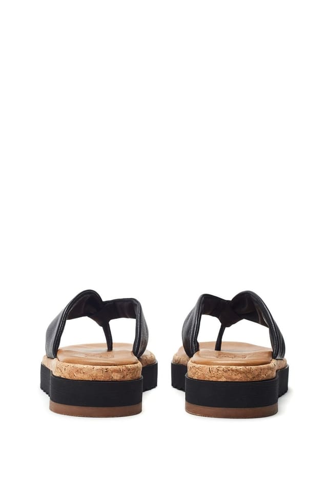 Moda In Pelle Moda In Pelle Women's 'Kadence' Leather Sandals in Black - 3
