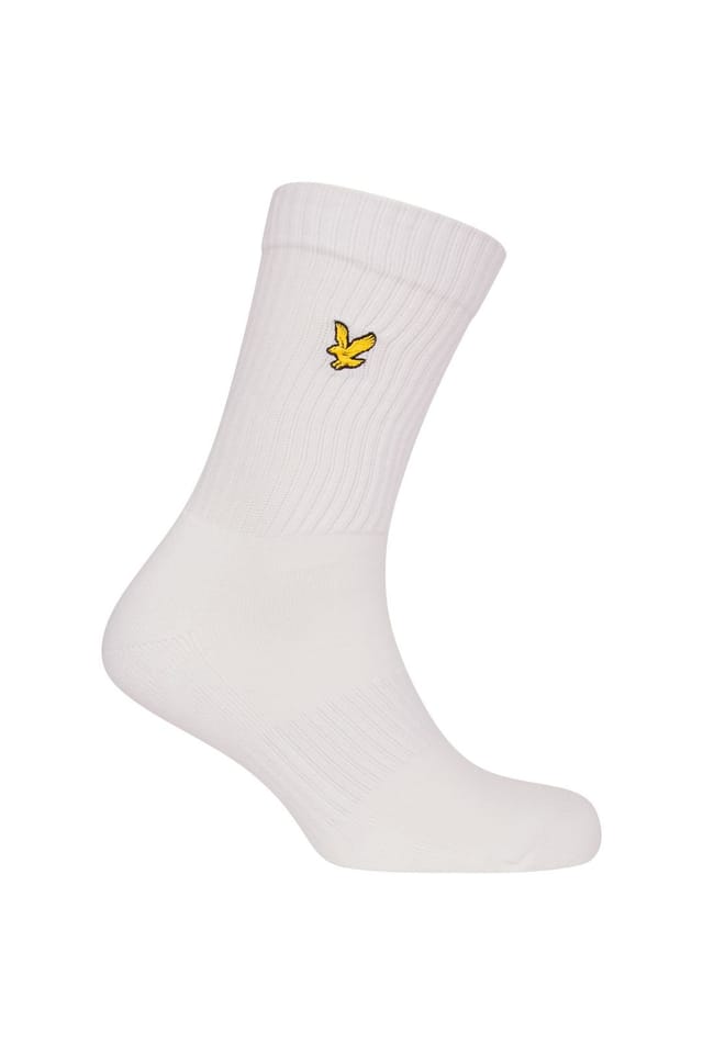 Lyle & Scott Lyle & Scott Men's Hamilton 3 Pack Sports Socks Black / Grey Marl / Bright White - 2