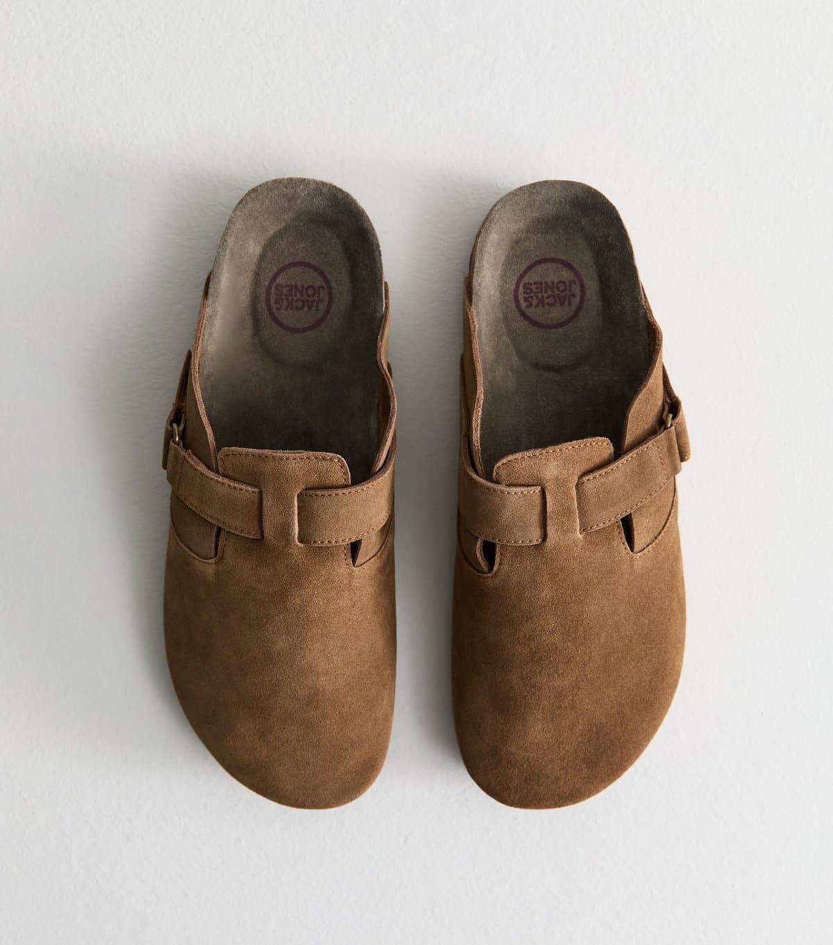jack & jones Men's Brown Faux Suede Mules Jack & Jones New Look