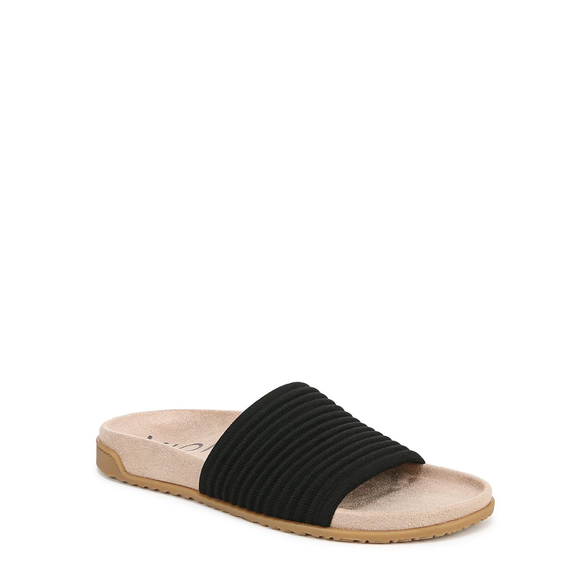 Vionic Vionic Women's Ellie Compression Knit Slide Sandals in Black
