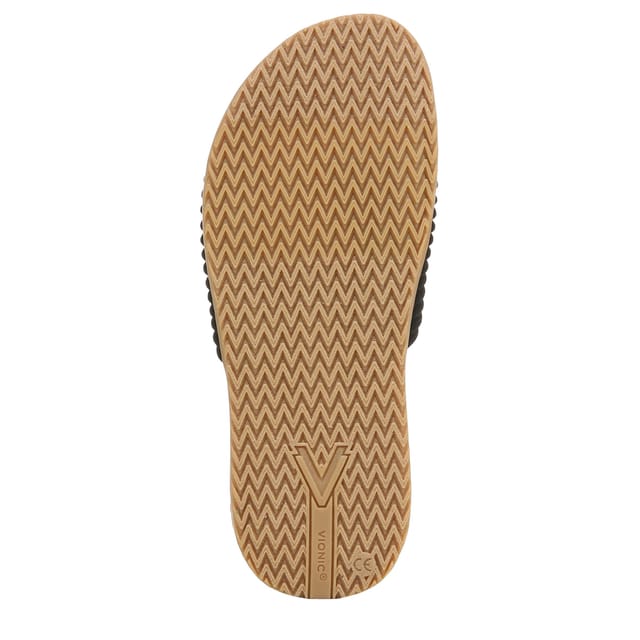 Vionic Vionic Women's Ellie Compression Knit Slide Sandals in Black - 3