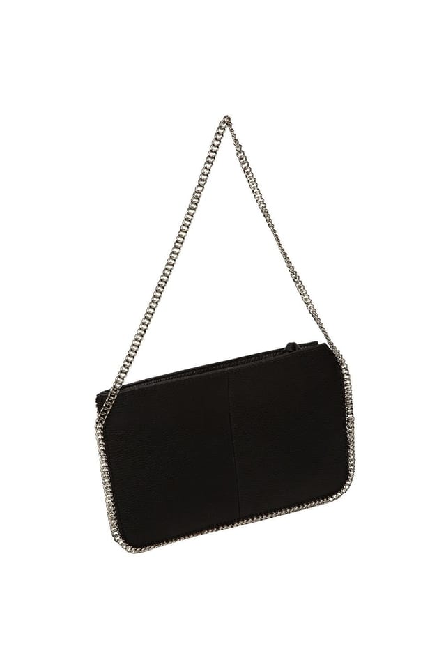 Pure Luxuries London Pure Luxuries London Women's 'Adelaide' Leather Evening Bag in Black - 3