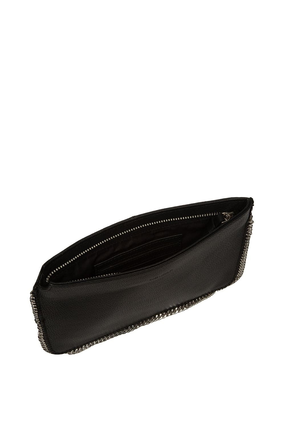 Pure Luxuries London Pure Luxuries London Women's 'Adelaide' Leather Evening Bag in Black - 4