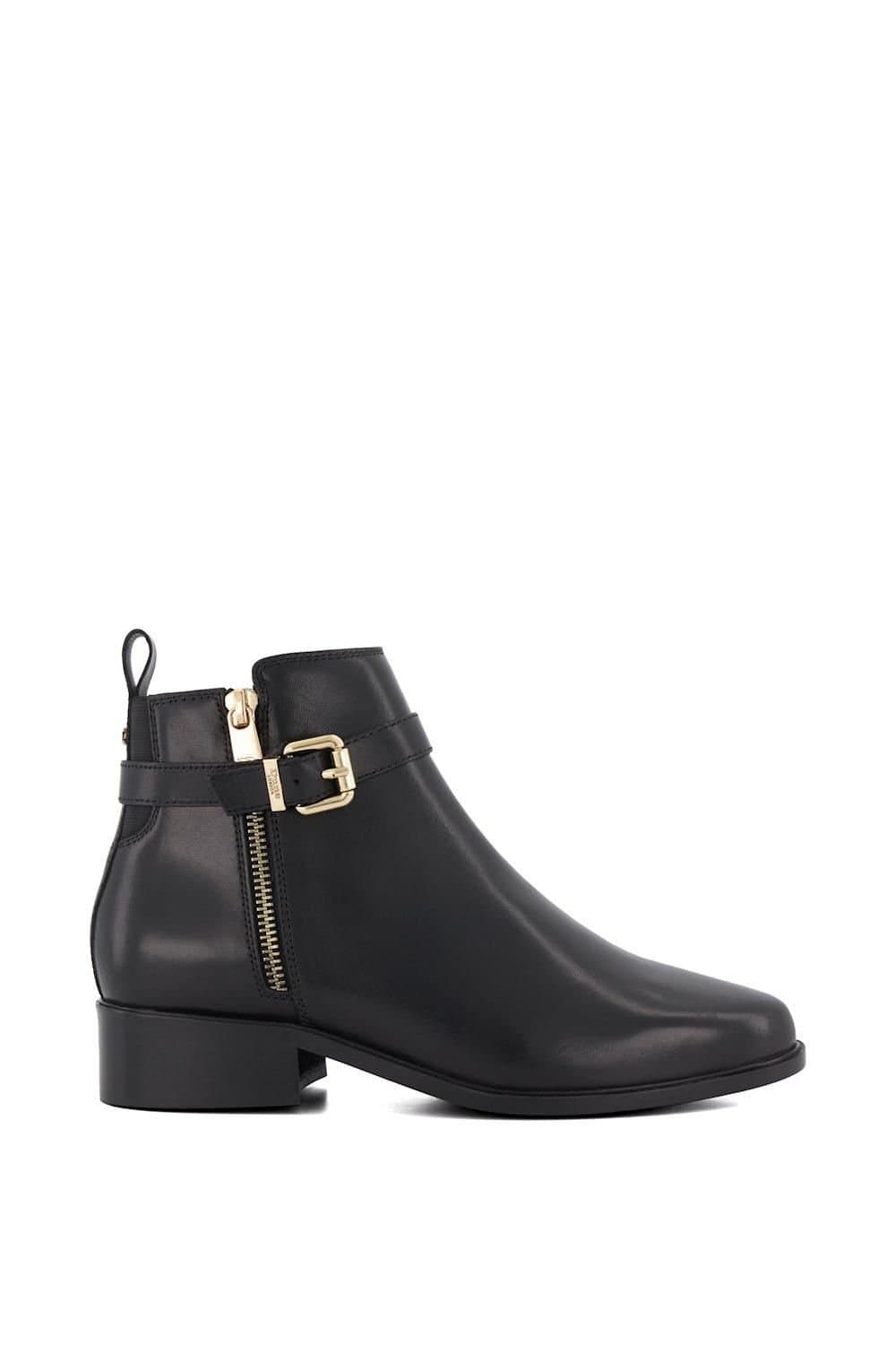 Dune London Dune London Women's 'Pepi' Leather Ankle Boots in Black