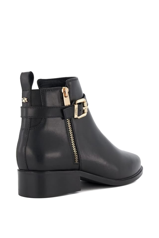 Dune London Dune London Women's 'Pepi' Leather Ankle Boots in Black - 3