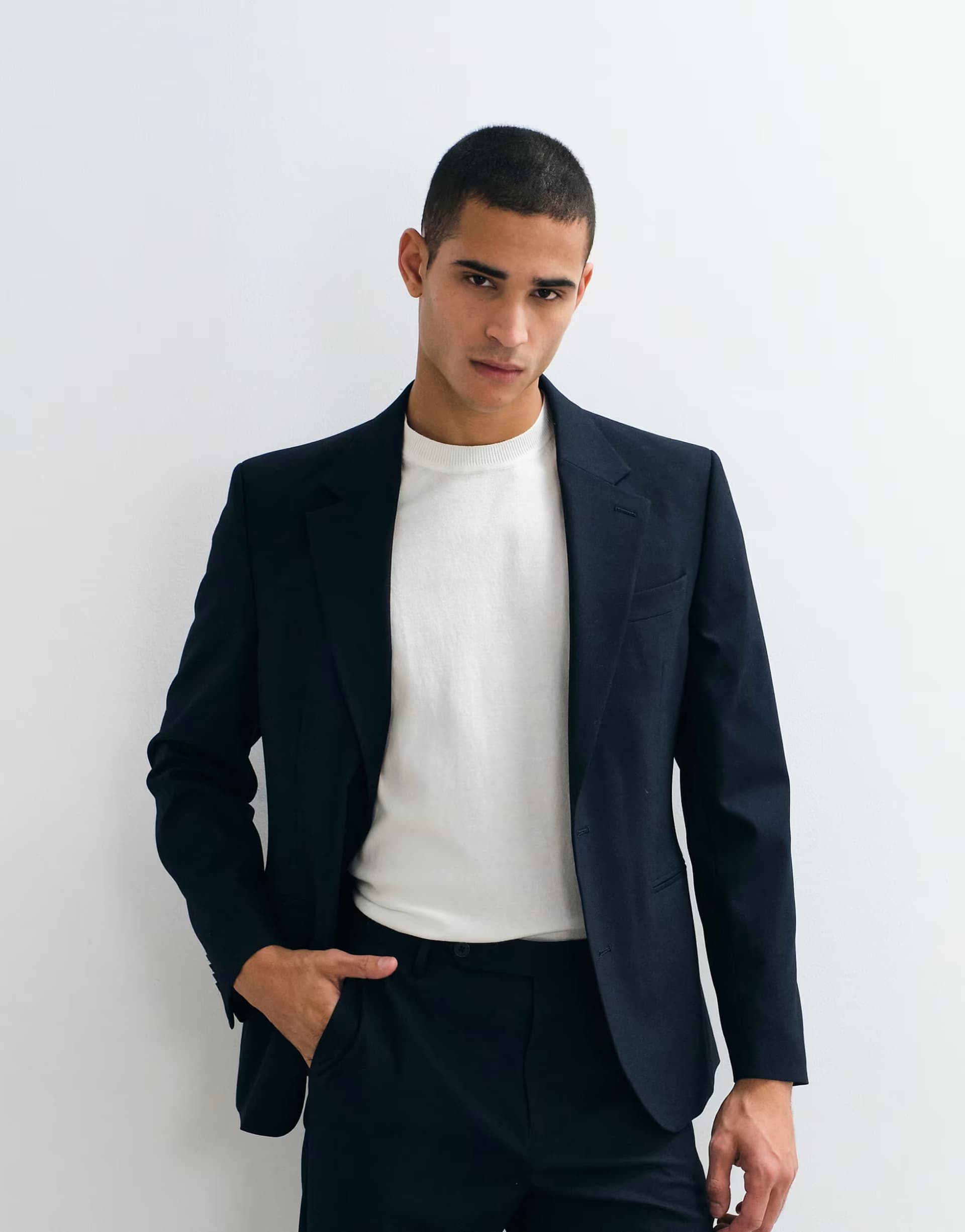 ASOS ASOS DESIGN slim suit blazer in navy