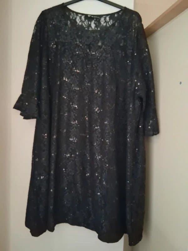 Yours Black cocktail dress 30-32