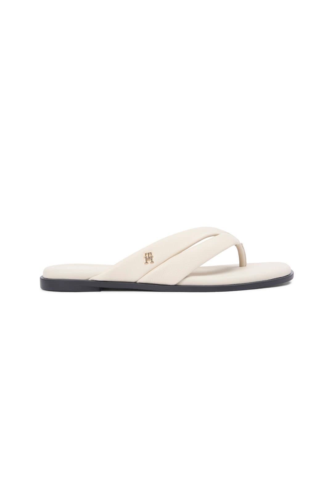 Tommy Hilfiger Tommy Hilfiger Women's Elevated Toe Post LSandal Classic Beige