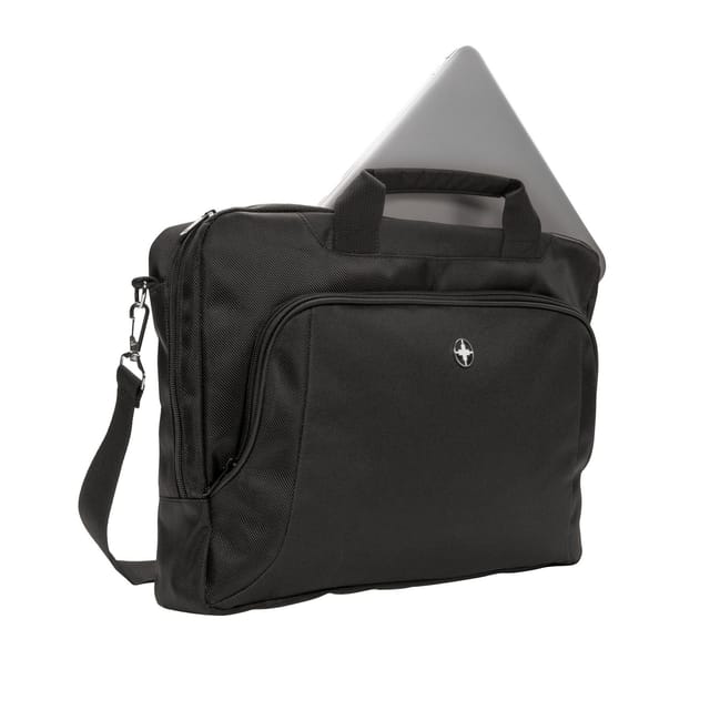 Swiss Peak Swiss Peak Men's Deluxe Laptop Bag in Black - 2