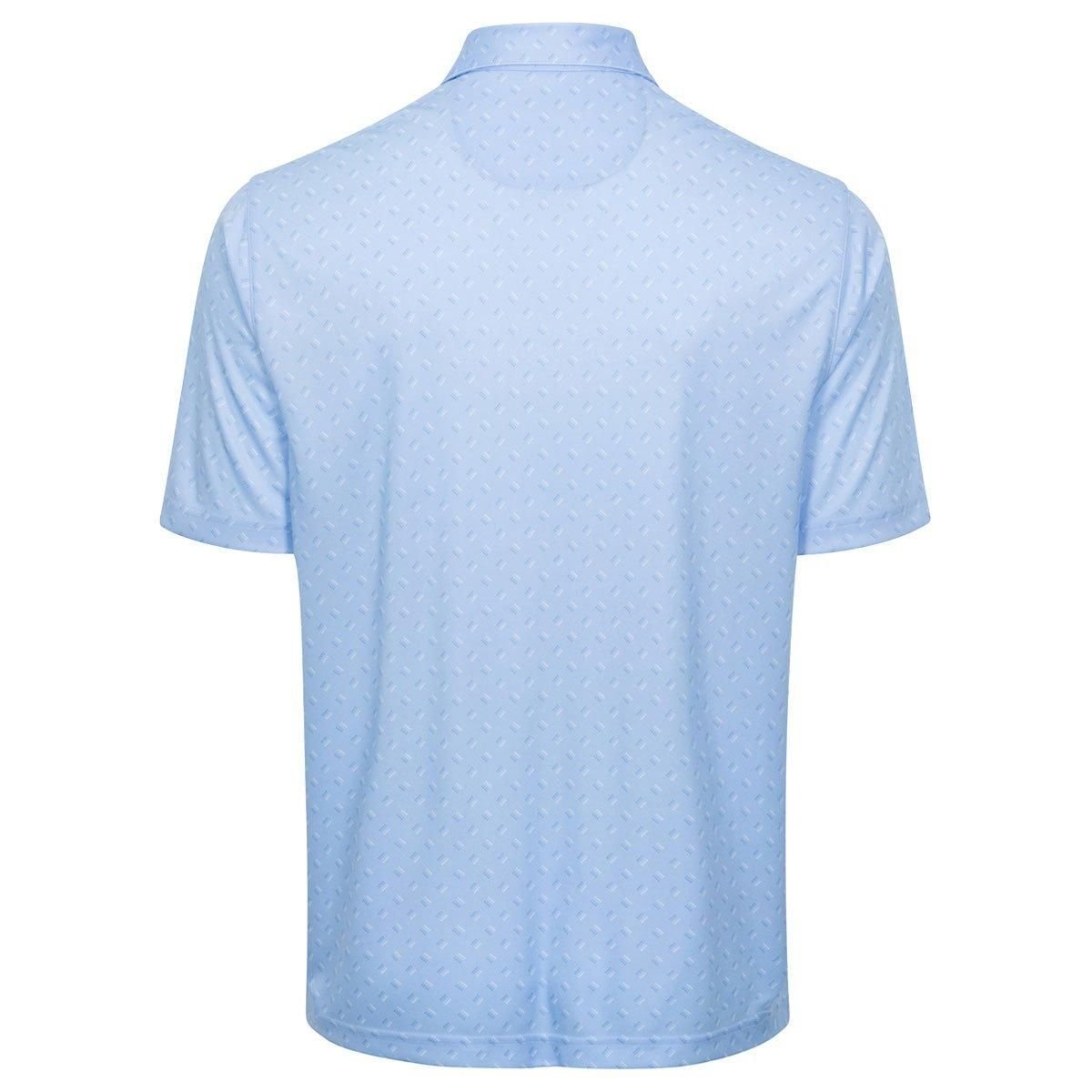 Greg Norman Greg Norman Men's ML75 Microlux Fore Golf Polo Shirt in Baby Blue - 2