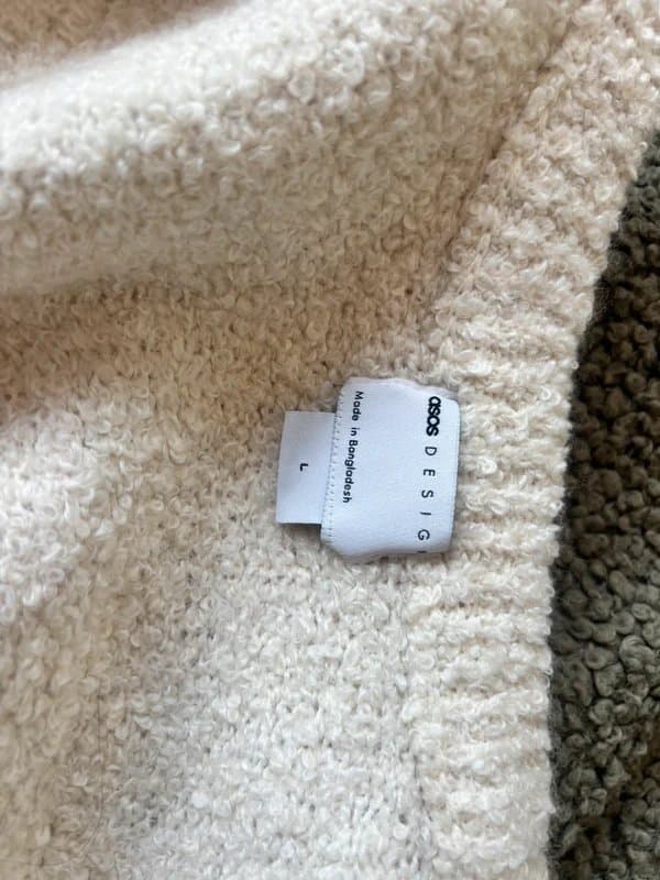 ASOS ASOS Borg knit jumper