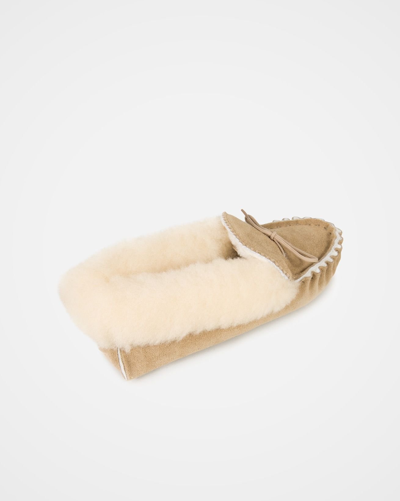 Celtic & Co Celtic & Co Women's Lounger Moccasin Slippers in Light Tan - 2