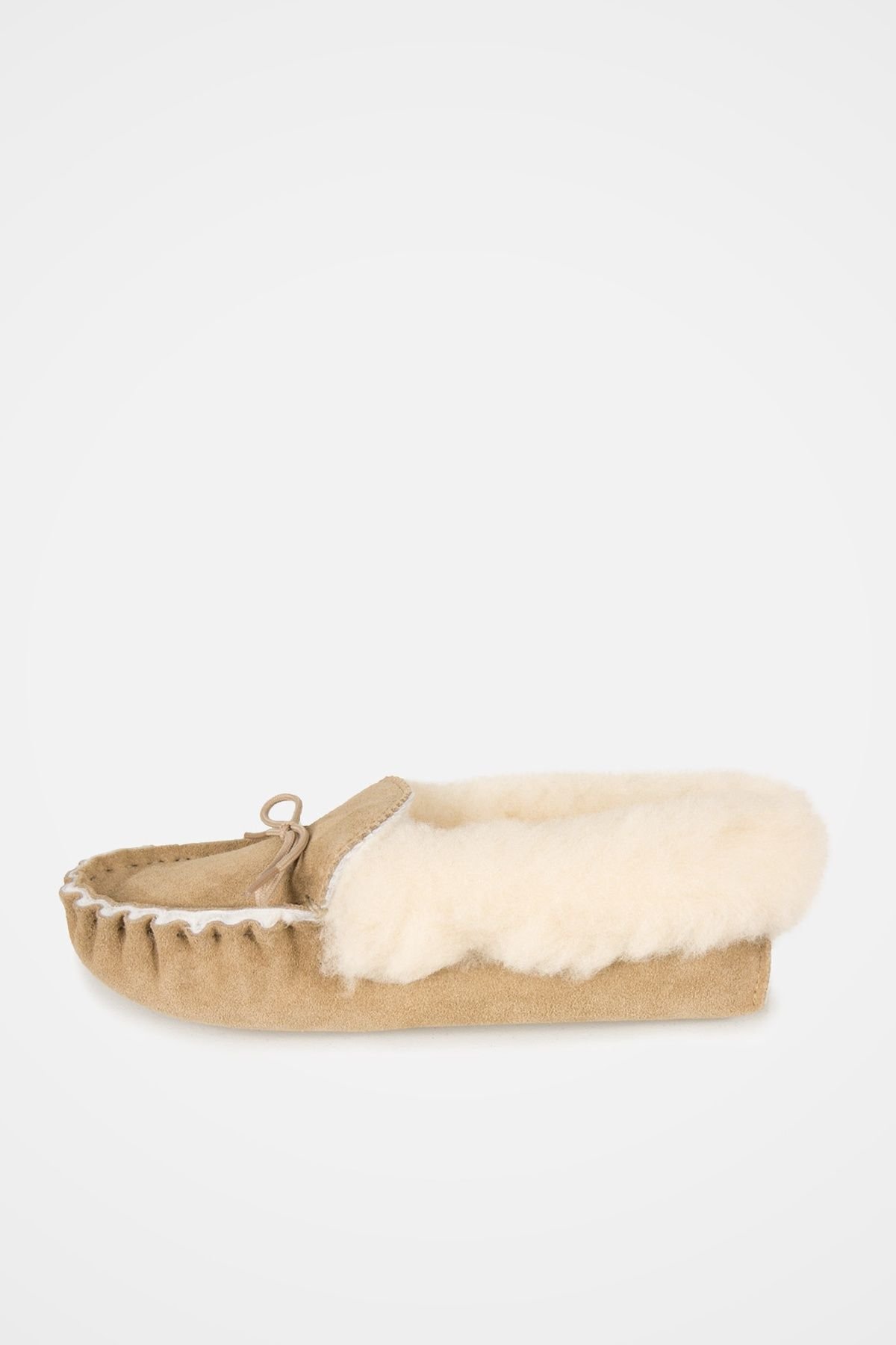Celtic & Co Celtic & Co Women's Lounger Moccasin Slippers in Light Tan - 3