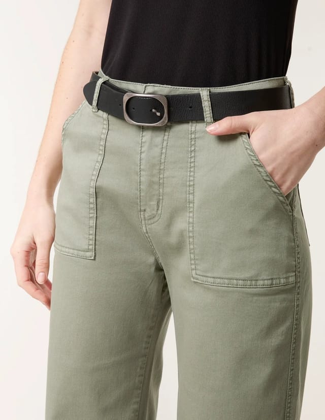 Blue Vanilla Wide Leg Pocket Jeans - 3
