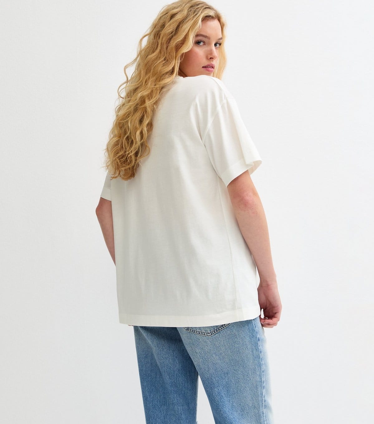 New Look Women's White Fleetwood Mac Dreams Print Oversized T-Shirt New Look - 4