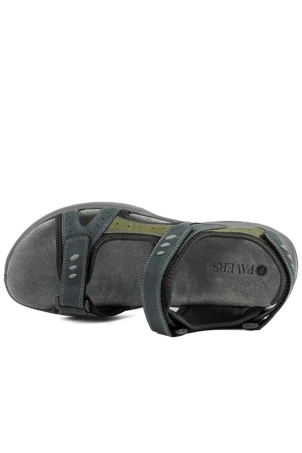 Pavers Pavers Men's Dual Fasten Comfort Sandals - 4