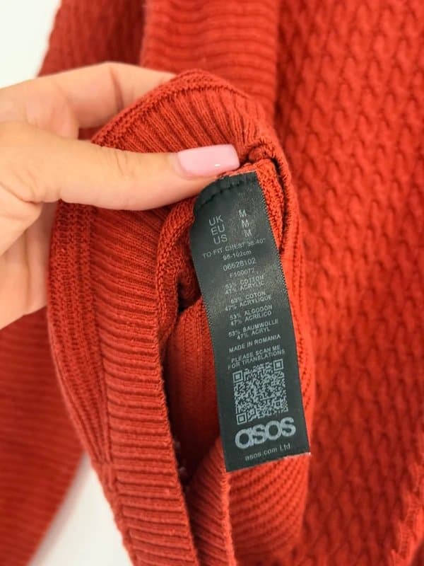 ASOS Orange ASOS Knitted Jumper