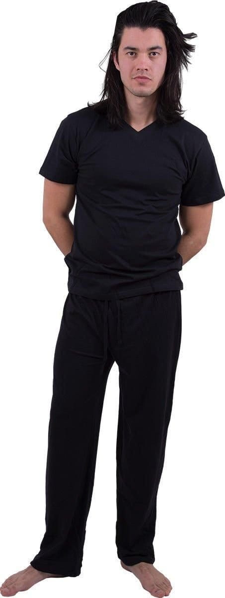 Spiral Spiral Men's URBAN FASHION - 4pc Gothic Pyjama Set in Black - 3