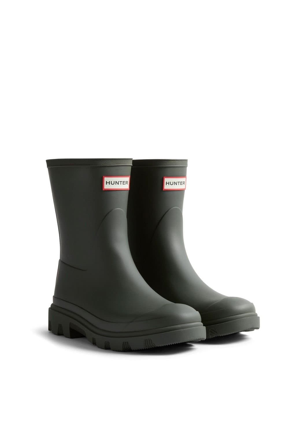 Hunter Hunter Men's Downpour Short Boot in Dark Olive