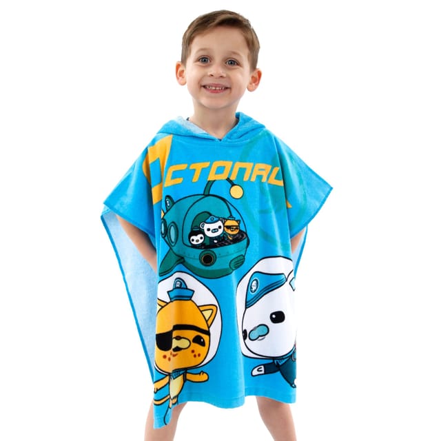 Octonauts Octonauts Men's Hooded Towel Poncho in Blue - 2