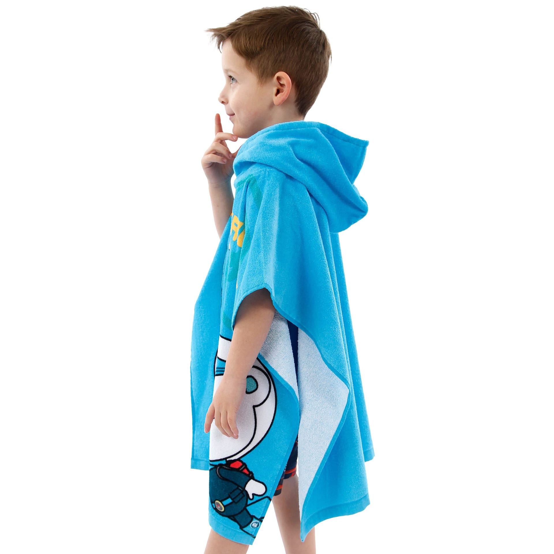 Octonauts Octonauts Men's Hooded Towel Poncho in Blue - 4