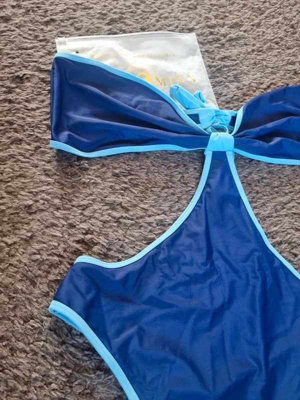 Moda Minx Moda Minx navy bandeau swimsuit size XXL