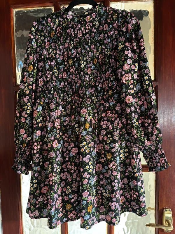 New Look Floral long-sleeved dress