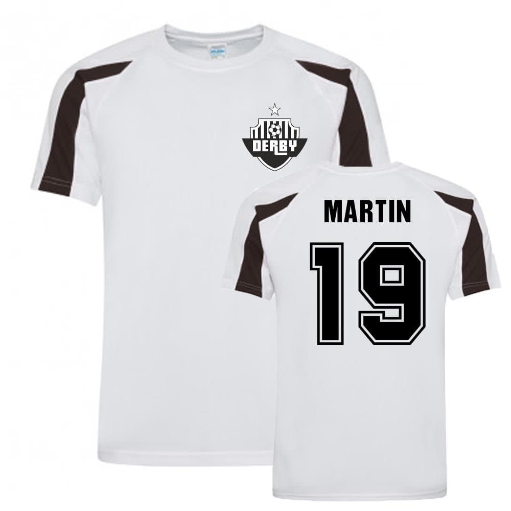 Derby County Derby County Men's Chris Martin Sports Training Jersey in White