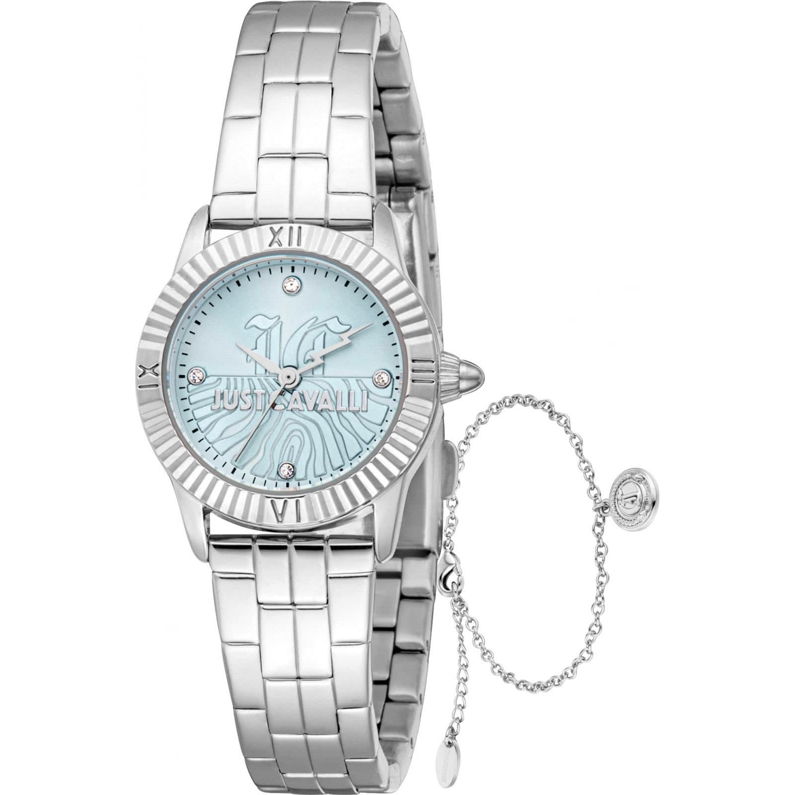 Just Cavalli Just Cavalli Women's JC1L328M0045 Mini Raffinata 26mm Quartz Watch in Silver