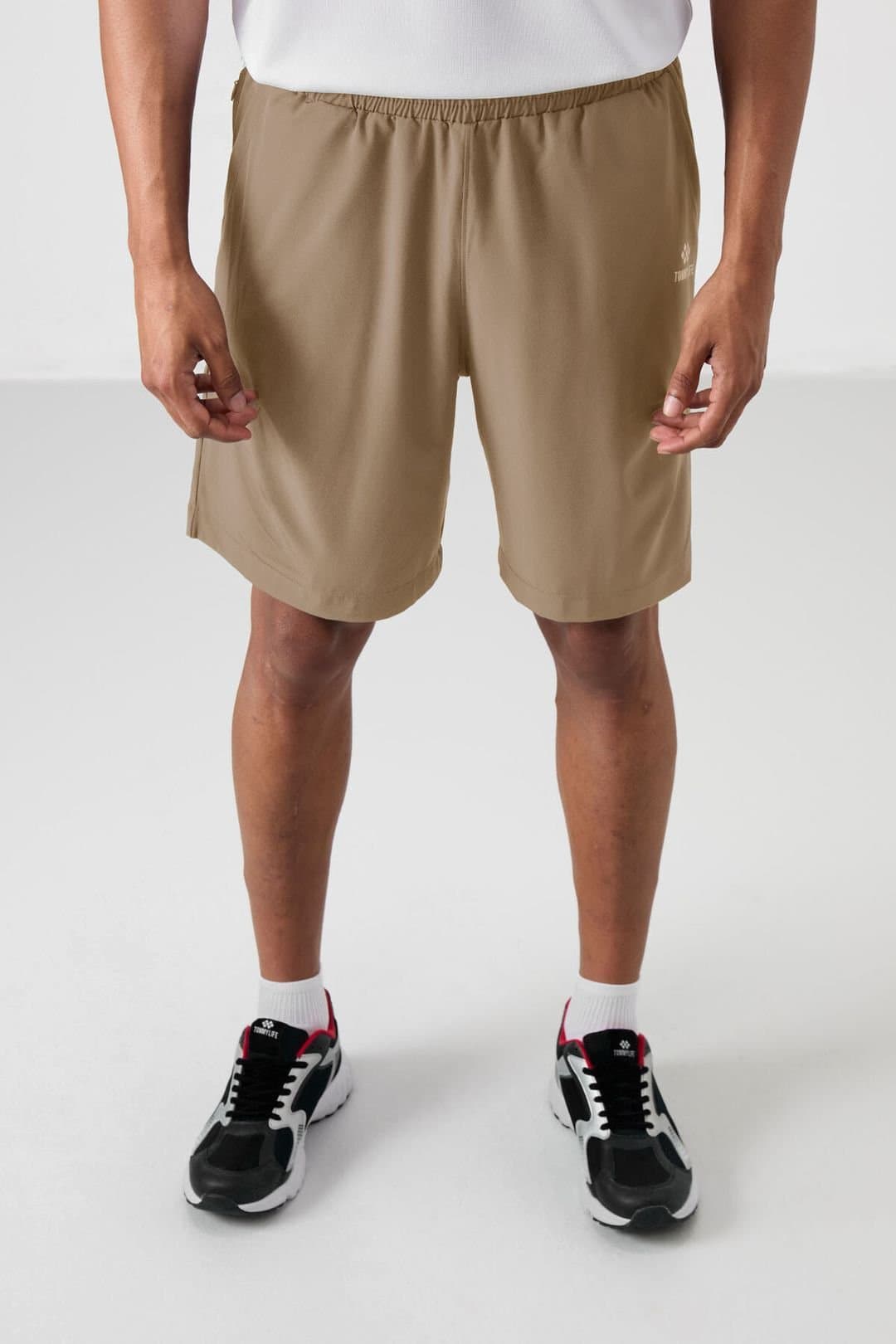 Tommy Life Tommy Life Men's Short Woven Pull-on Shorts in Khaki