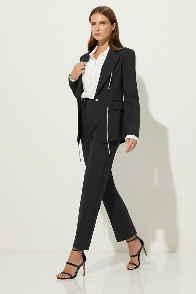 Star By Julien Macdonald Star by Julien Macdonald Women's Diamante Rope Blazer in Black - 3