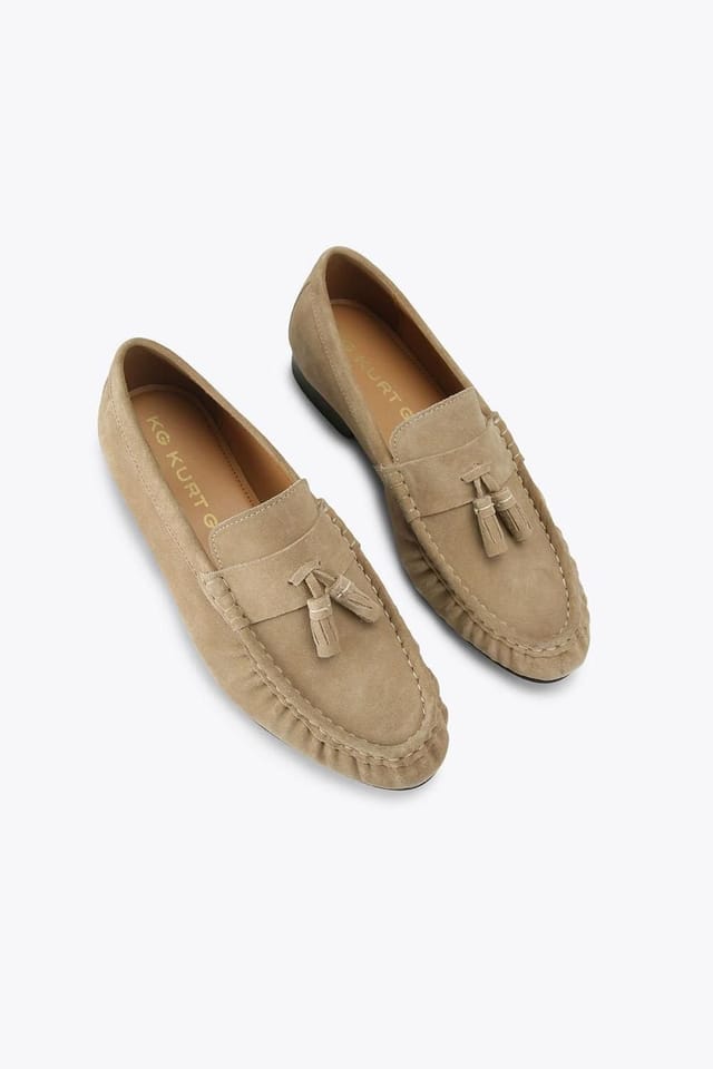 KG Kurt Geiger KG Kurt Geiger Men's 'Frankie' Suede Shoes in Taupe - 2