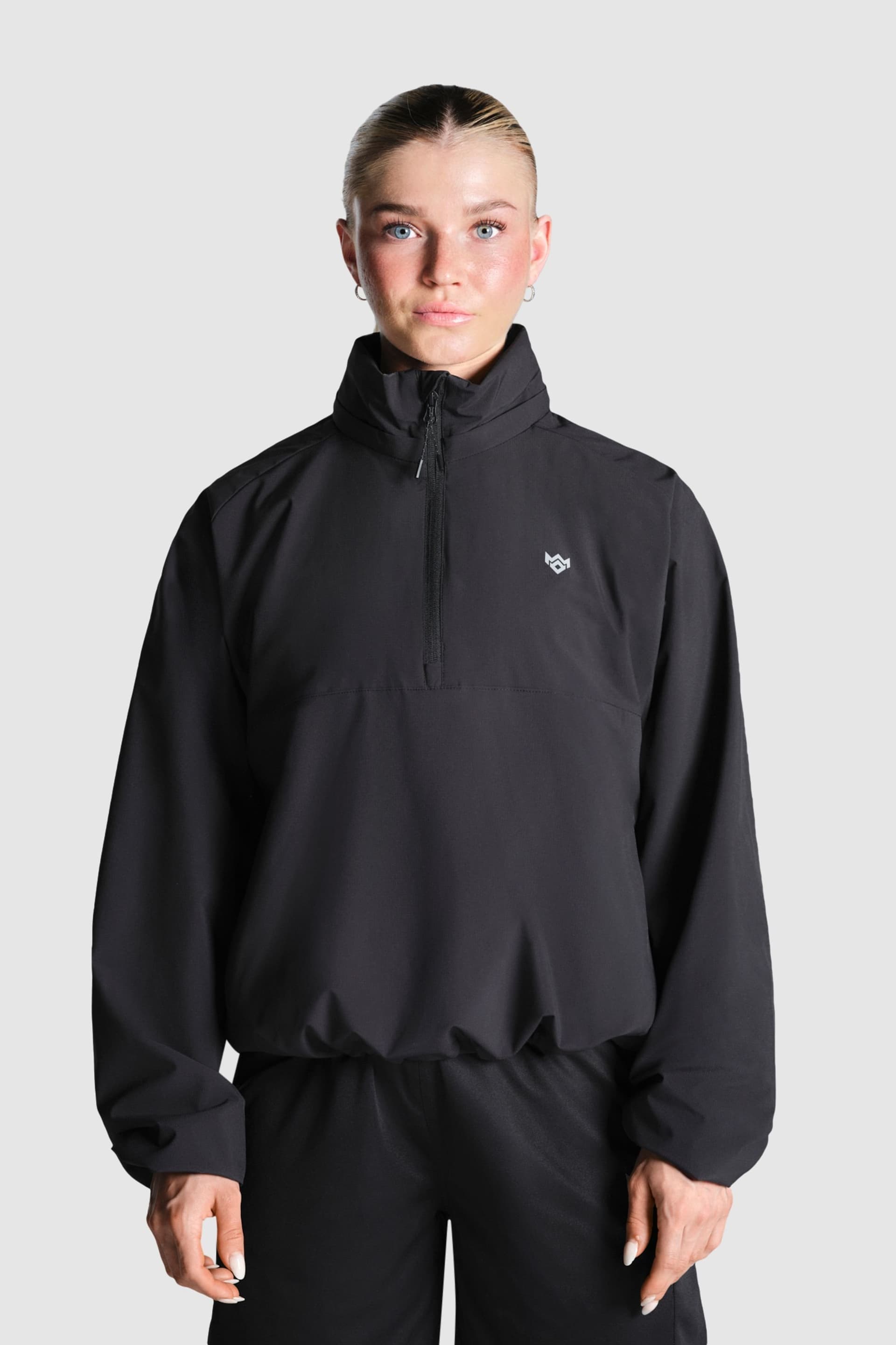 Miss Kick Miss Kick Black Ripstop Windbreaker Jacket