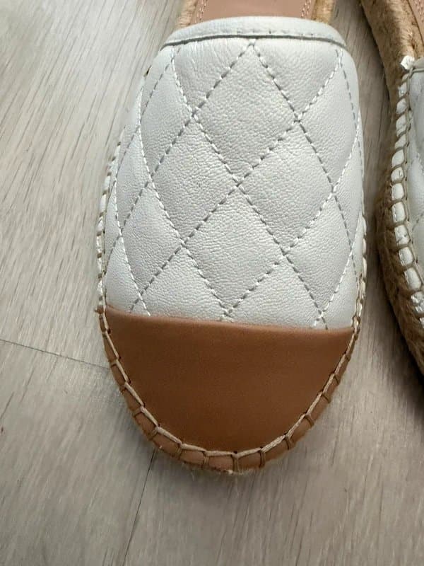 Dune London Dune London leather flat slip on espadrille shoes. Size 3. New