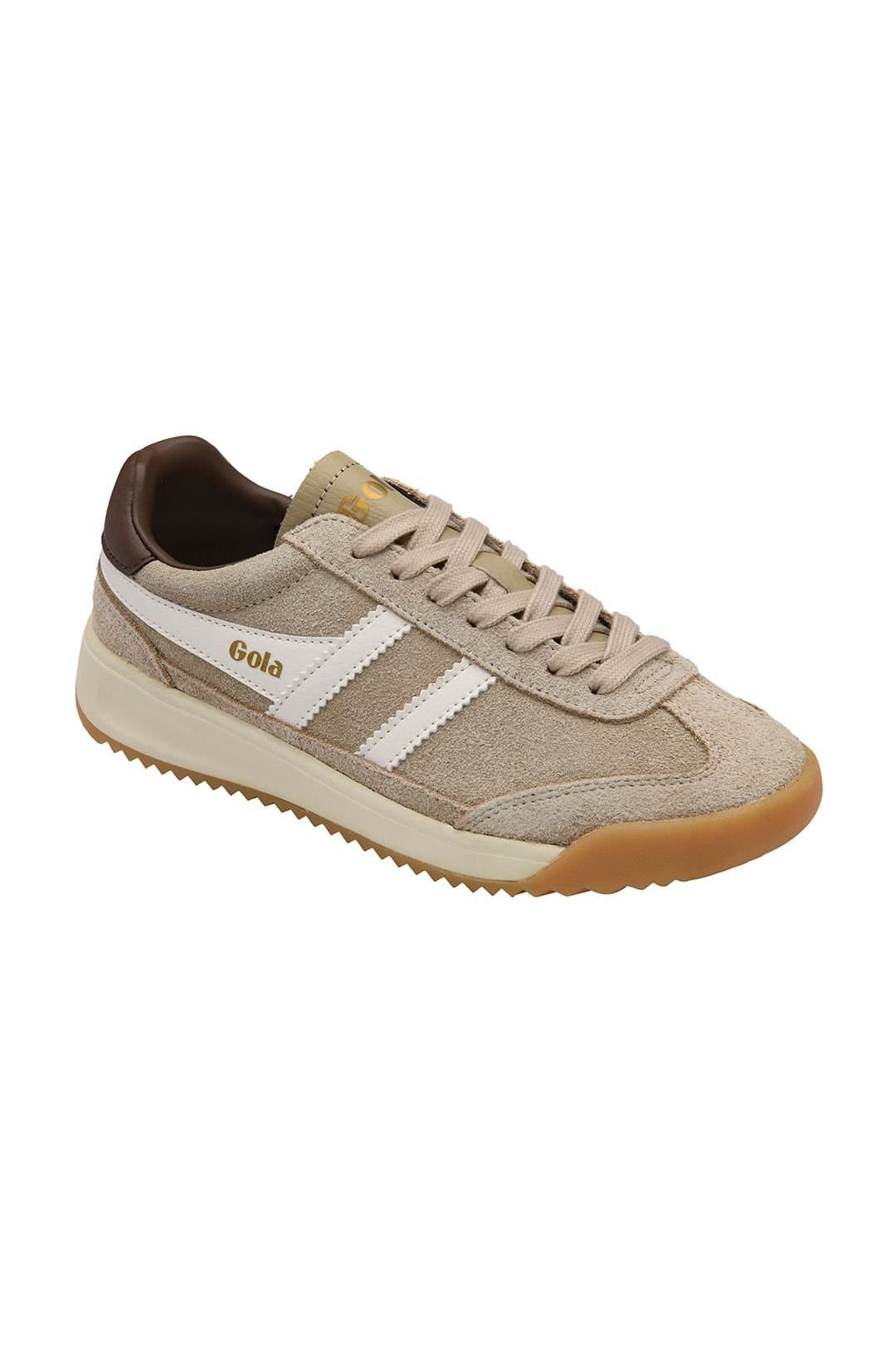 Gola Classics Gola Classics Women's 'Tornado 88' Suede Lace-Up Trainers in Stone