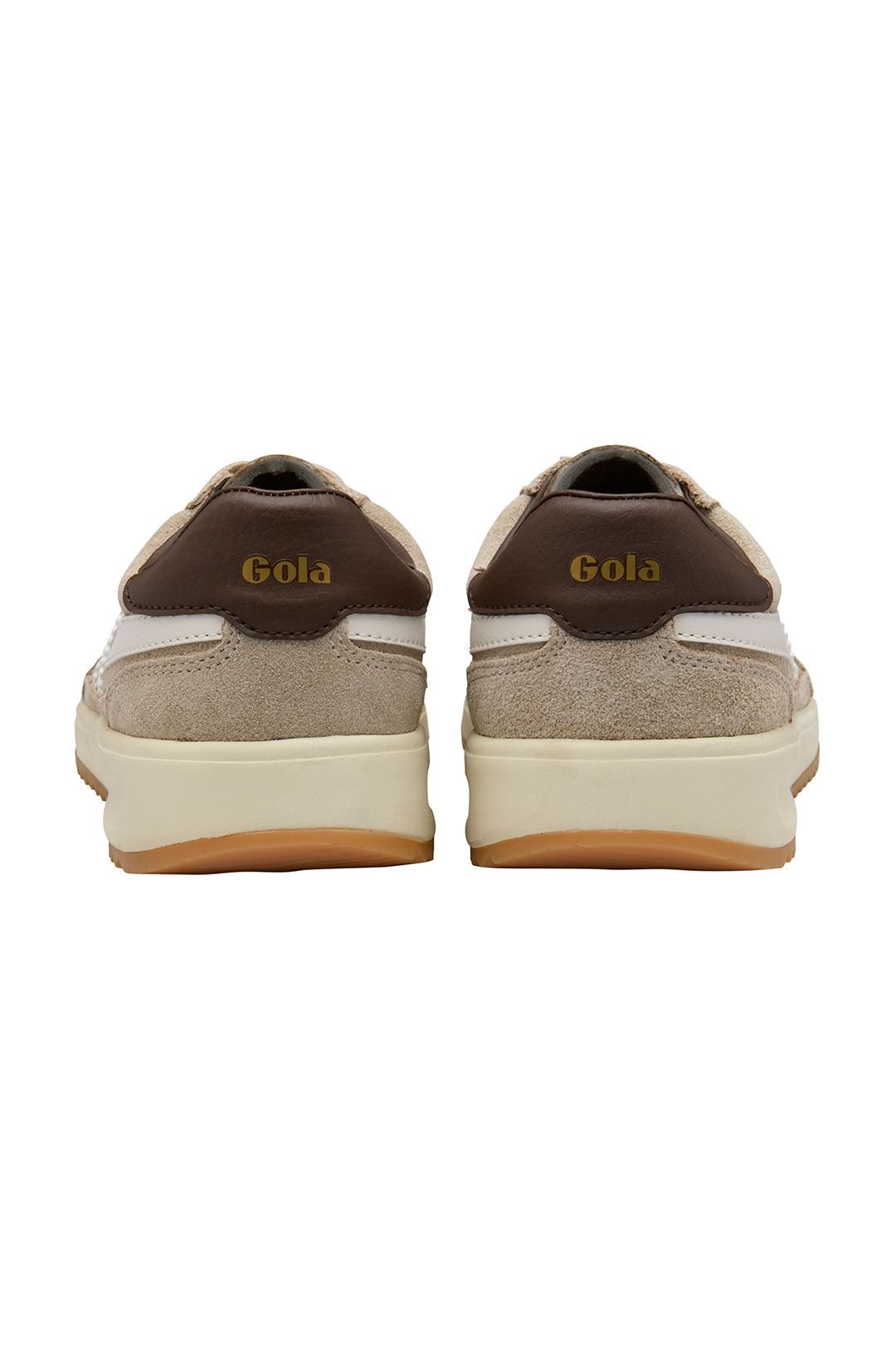 Gola Classics Gola Classics Women's 'Tornado 88' Suede Lace-Up Trainers in Stone - 4