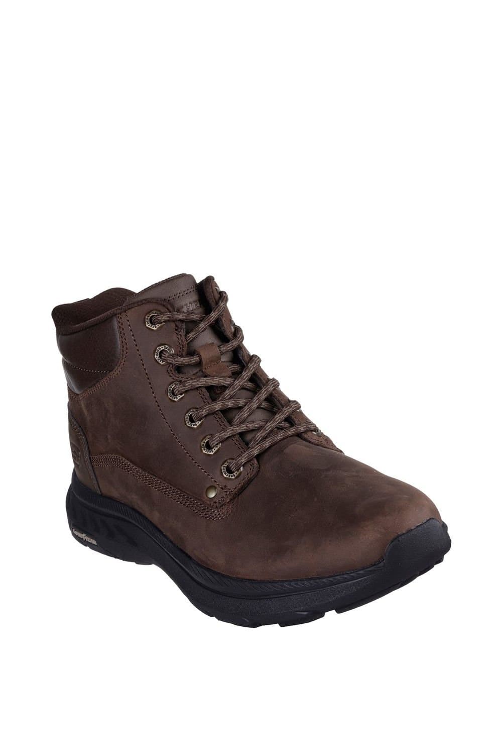 Skechers Skechers Men's Pollard Waylon Ankle Boot in Dark Brown