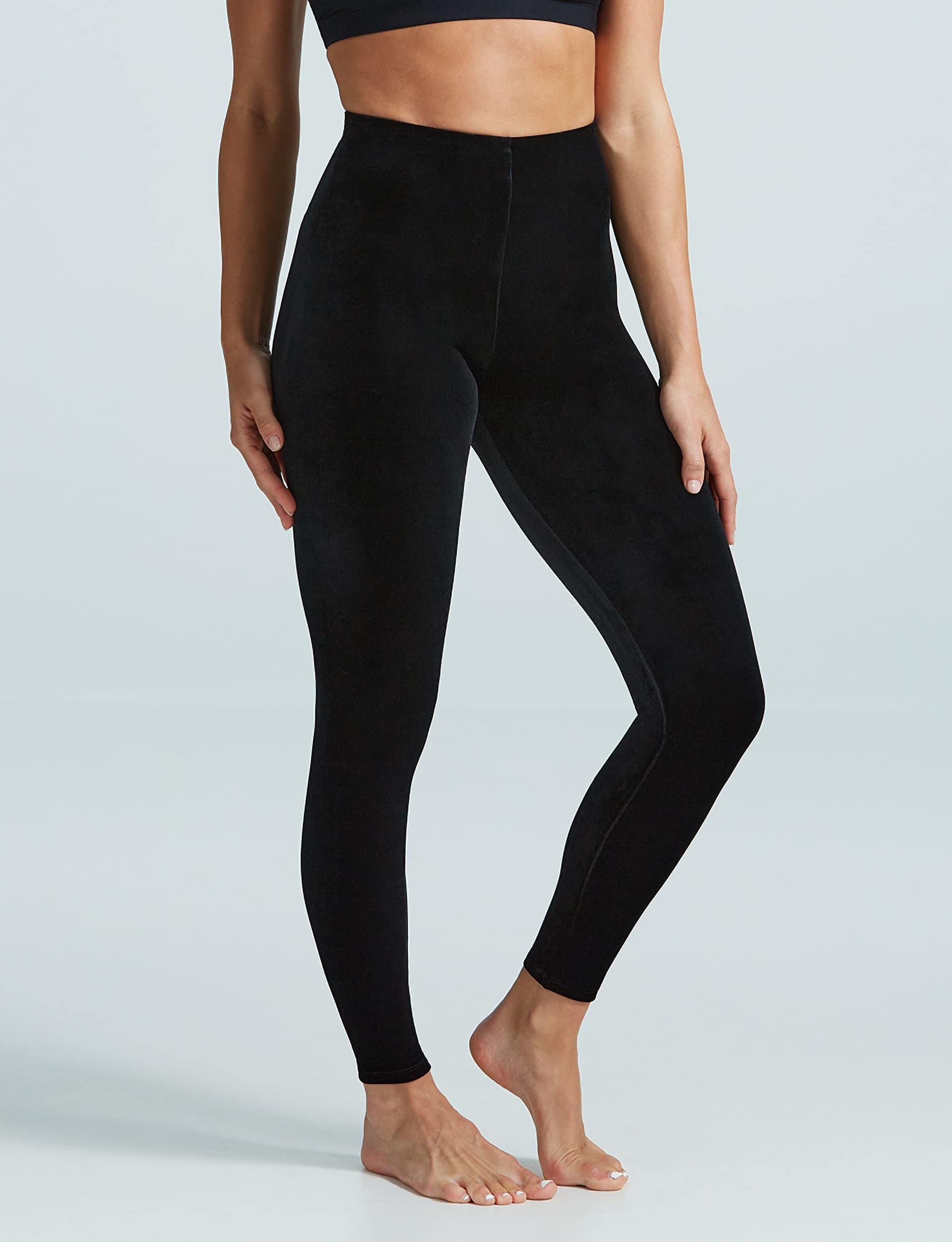 COMMANDO COMMANDO Black Velvet Leggings for Women