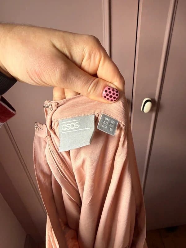 ASOS Tulle floaty pink midi skirt