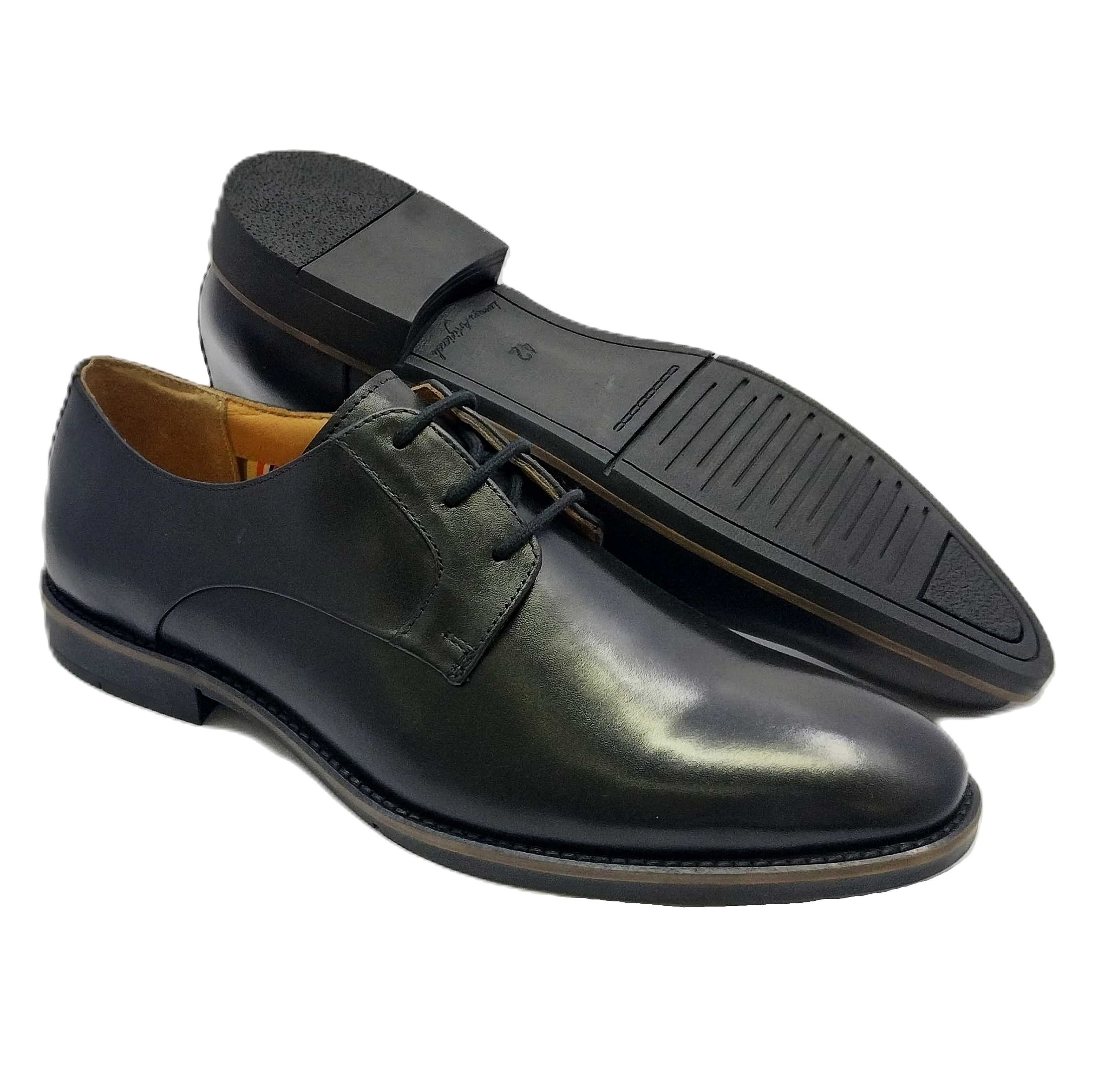 LB COMFORT LB COMFORT Men's Floyd Leather Shoes in Black - 3